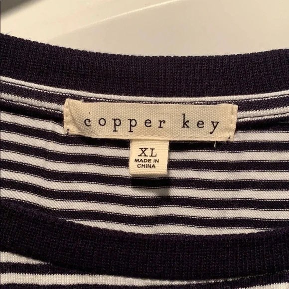 Copper Key Top black white stripes Excellent Cond. - Picture 3 of 8